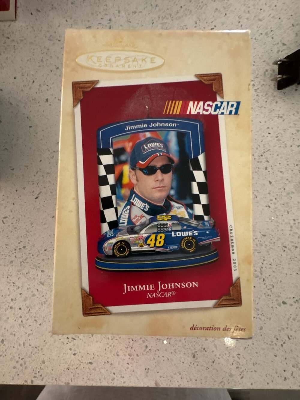 2003 Hallmark Keepsake Ornament Jimmie Johnson NASCAR #48